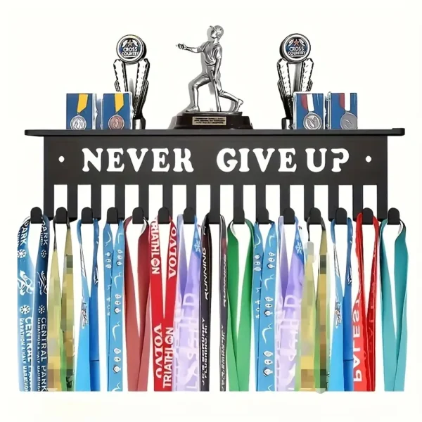 Motivational Medal Rack for Athletes