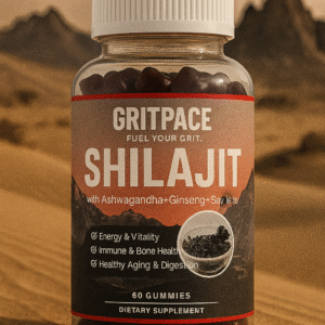 gritpace shilajit gummies – natural power. endurance reinvented