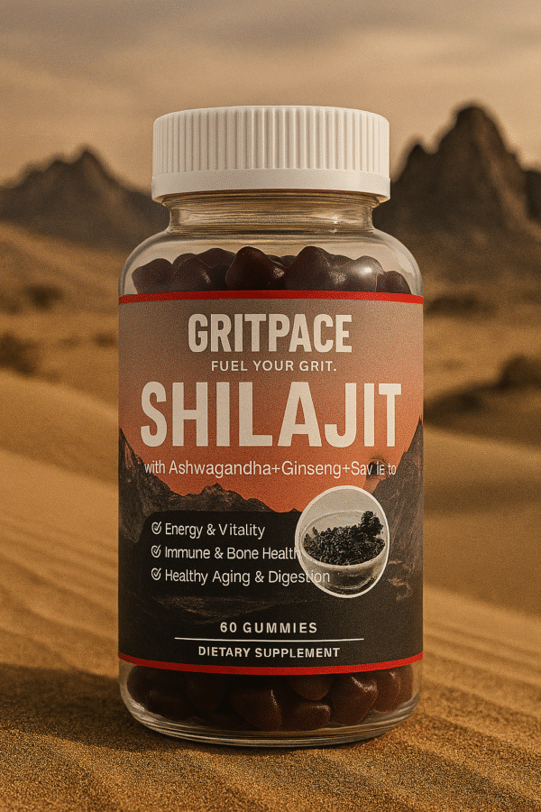 gritpace shilajit gummies – natural power. endurance reinvented